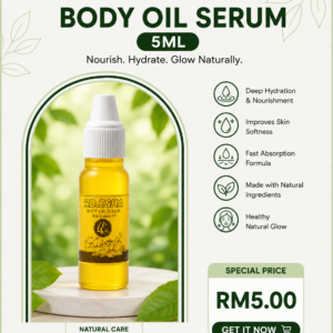 BODY OIL SERUM (5ML) WITH BALLOON VINE