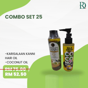 COMBO SET 25(KARISALAAN KANNI HAIR OIL,COCONUT OIL)