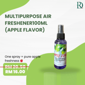 MULTIPURPOSE AIR FRESHENER100ML (Apple flavor)