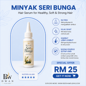 Minyak Seri Bunga (50ML) Hair Treatment