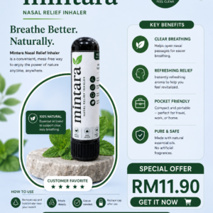 Mintara Nasal Relief Inhaler