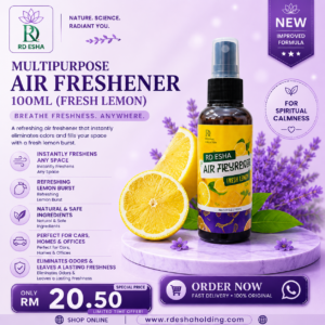 MULTIPURPOSE AIR FRESHENER 100ML (FRESH LEMON)