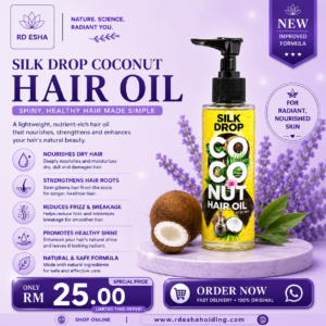 SILKDROP COCONUT HAIR OIL (100ML)